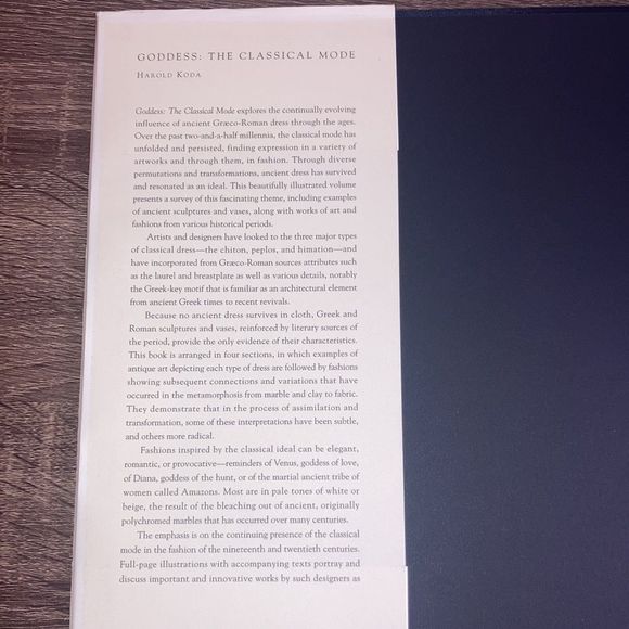 Goddess: The Classical Mode by Harold Koda - Picture 7 of 11